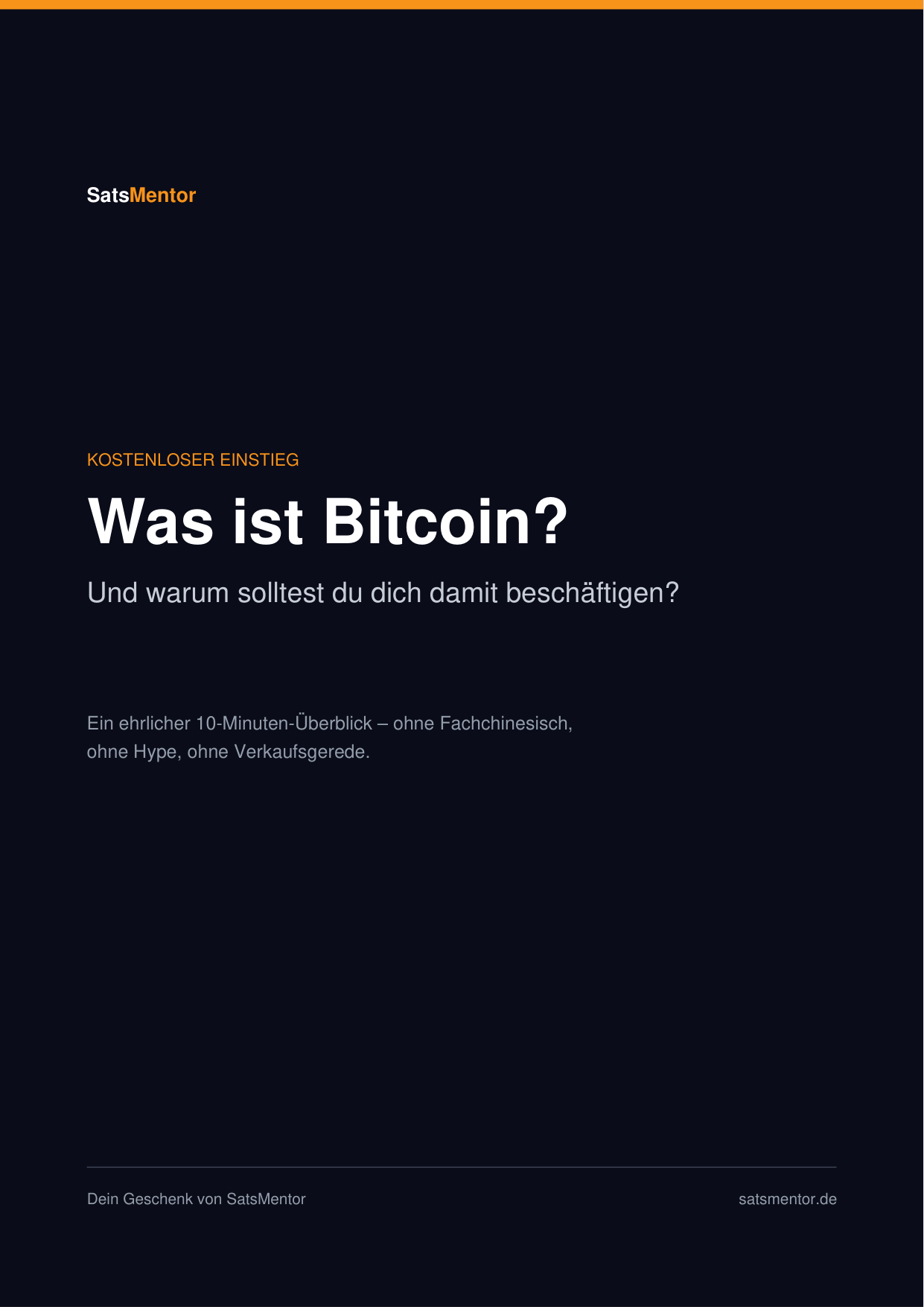 Gratis-PDF „Was ist Bitcoin?“